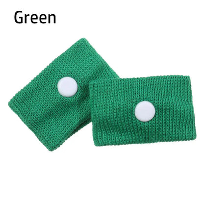 2PCS Sports Safety Wristbands Wrist Support Carsickness Seasick Anti Motion Sickness Wrist Bands Anti Nausea Wristbands