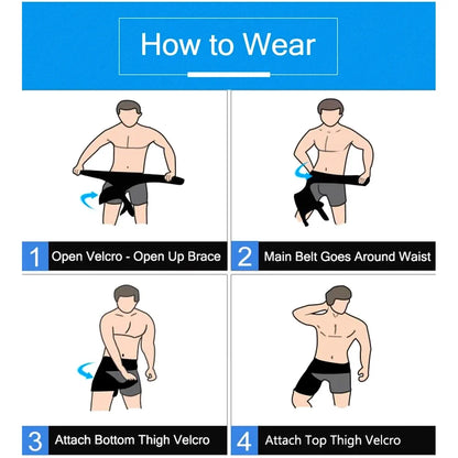 Customizable Waist Strap Sports Safety Legwarmers