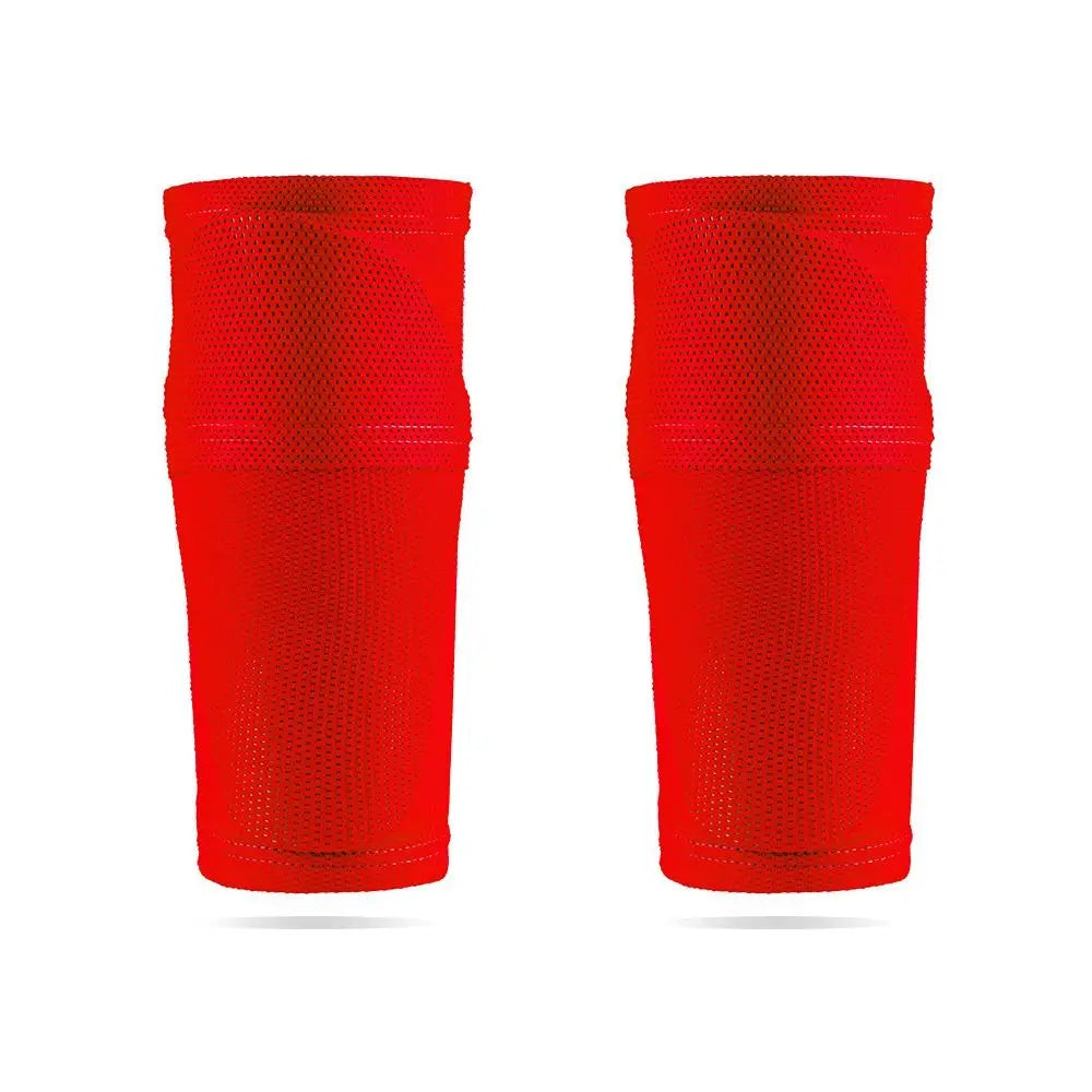 1 Pair Sports Safety Shin Pads Sleeves Breathable Football Shin Holder Instep Socks Nylon Leg Guard Sleeves for Kids Boys Men