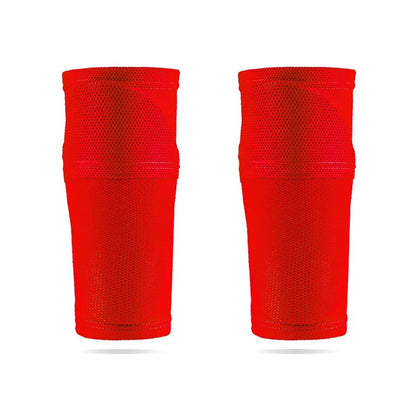 1 Pair Sports Safety Shin Pads Sleeves Breathable Football Shin Holder Instep Socks Nylon Leg Guard Sleeves for Kids Boys Men