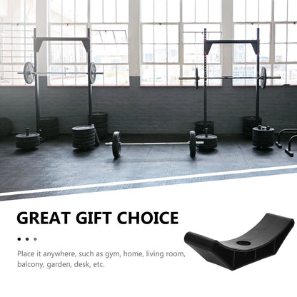 6 Pcs Dumbbell Rest Dumbbells Barbell Holder Floor Storage Rack Bracket Display Pp Weight for Home Gym Fitness Saddle