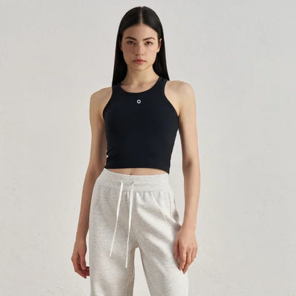 Yoga Vest Women Clothes Soft Breathable Pure Cotton Motion Fitness Womens Tops Solid Color Light Thin Wearing Outside Halter Top