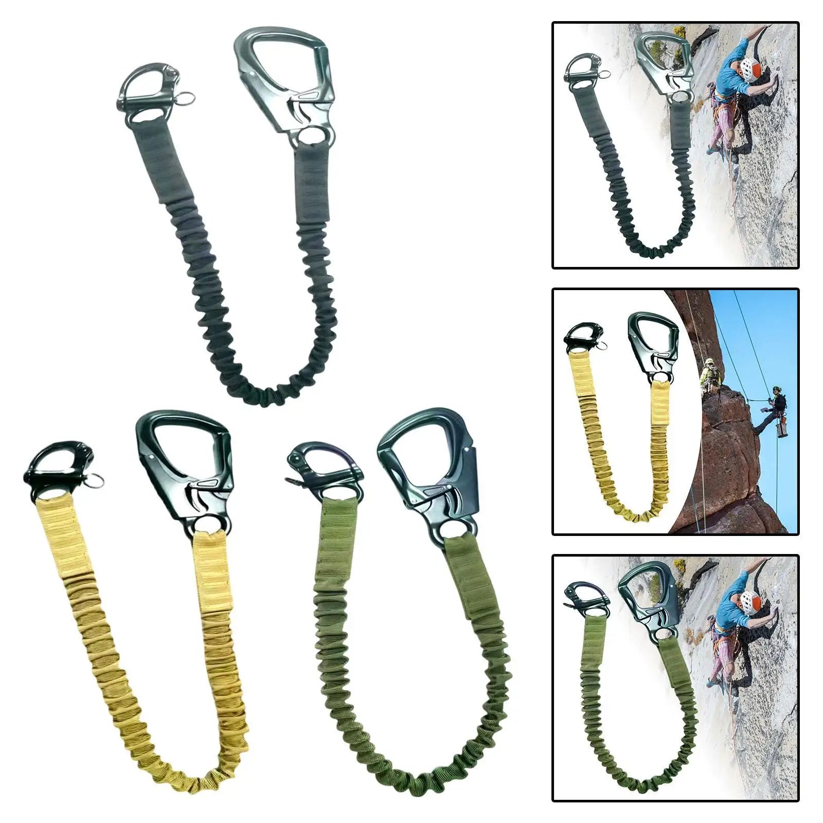 Safety Lanyard Fall Protection Helo Lanyard for Outdoor Sports Scaffolding