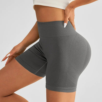 Yoga Clothing Peach Hip Sports Shorts Women High Waisted Tummy Tightening Outer Wear Yoga Pants Stretch Leggings