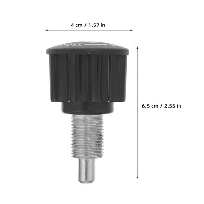 Rotating Pull Pin Knob Black 38 Diameter Compatible Home Commercial Gym Accessories Exercise Bike Parts Plastic Pull Pin Fitness