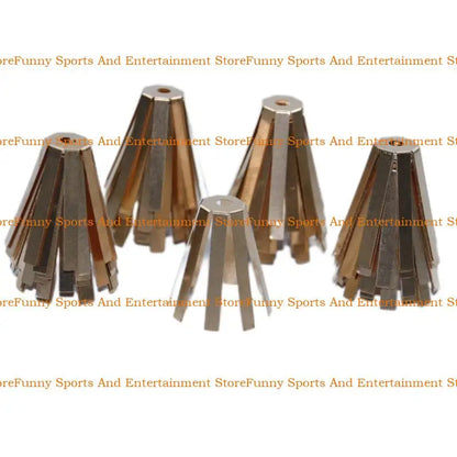 C4DE 5Pcs 8 Claw Golf Shaft Adapter Universals Brass Golf Shaft Adapter Shims Adjustable Shaft Angles for Most Shaft