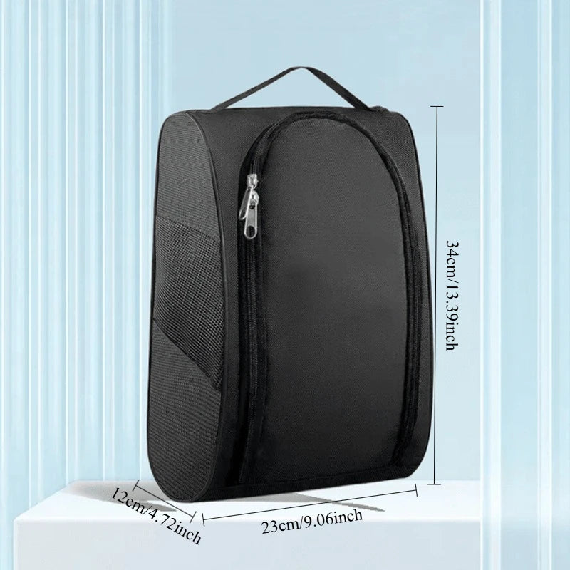 Golf Shoe Bag Oxford Cloth Shoe Carrier Bags Breathable Lightweight Golf Handbag Dustproof Football Tennis Shoe Bag