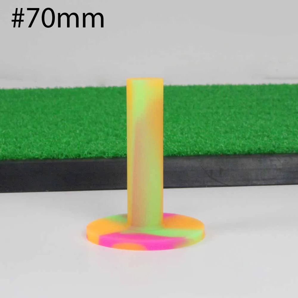 1pcs Rubber Golf Tees Training Practice Home Driving Ranges Mats Practice54mm 65mm 70mm Golf Accessories Ox Tendon Tee