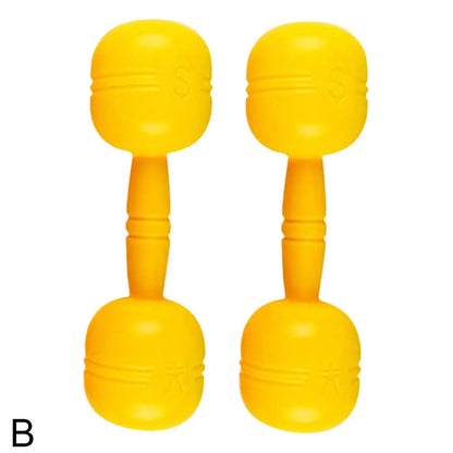 Plastic Dumbbells Children'S Sports Fitness Dumbbells Children Dumbbells Toys Fitness Barbell Toddler Equipment Fitness D8B7