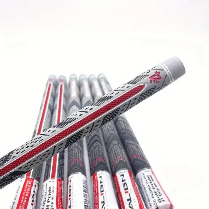 13pcs Multi-Color Golf Club Grips - Standard & Midsize, Enhanced Control & Comfort with Hemp Thread, Rubber Material for Weather