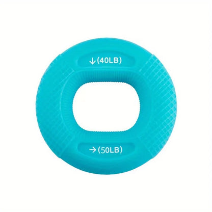 Build Muscle Strength in Your Hands with this 20-80LB Hand Muscle Training Silicone Ring - Perfect for Home Gyms!