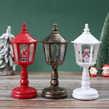 Christmas Santa Lantern Wind Lights, Merry Christmas Decoration, Home Ornament, New Year, 2024, Xmas, 2025