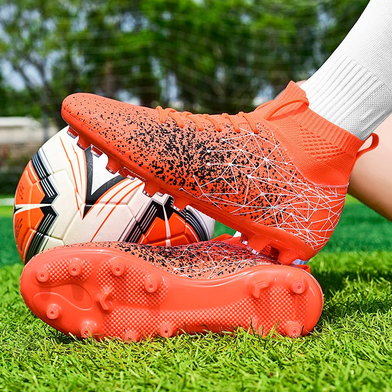 Men's safety wrapped anti-slip turf football shoes training football shoes sports shoes men's football shoes