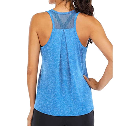 Yoga Vest Women Running Shirts Sleeveless Gym Tank Tops Women's Sportswear Quick Dry Breathable Workout Tank Top Fitness Clothes