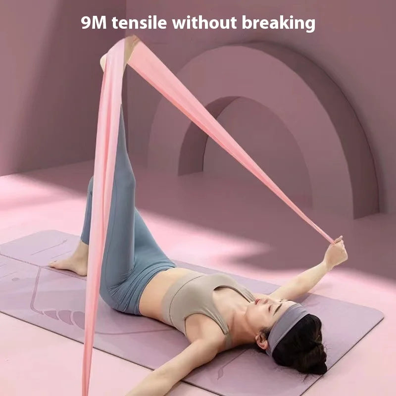 Fitness Yoga Elastic Band Butt Lifting Resistance Band Men's Women's Strength Training Stretching Exercise Auxiliary Pull Band