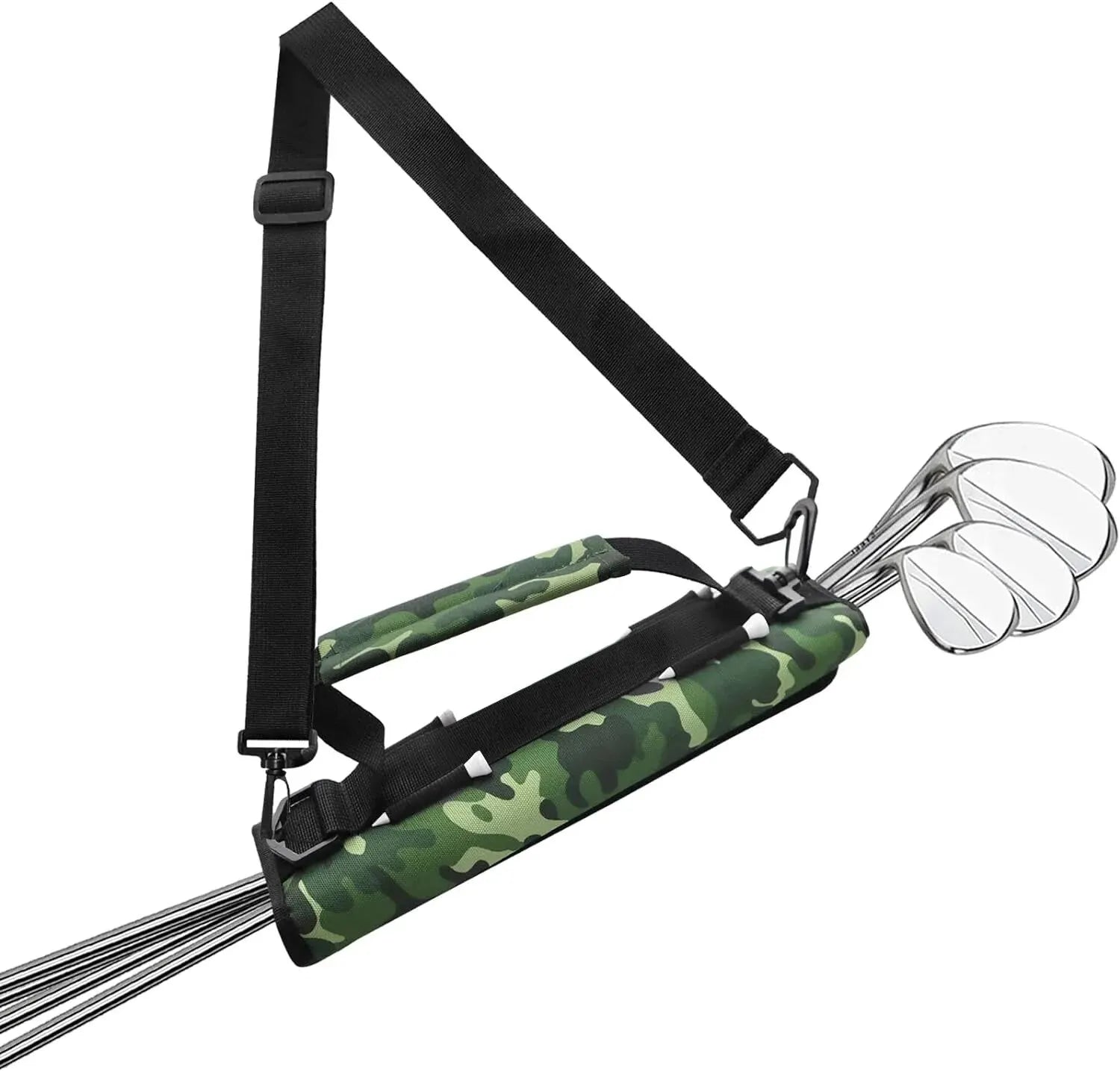 Golf Club Bag Mini Lightweight for Golfer With/Without Ball Pouch Pack, Portable for Driving Range Carrier Course Training Case