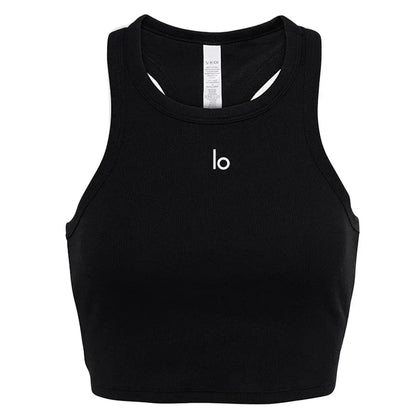 Sexy Sports Bras Halter Yoga Bra Tank Top Women Fitness Gym Shockproof Seamless Running Workout Fast Dry Underwear Push Up Vest