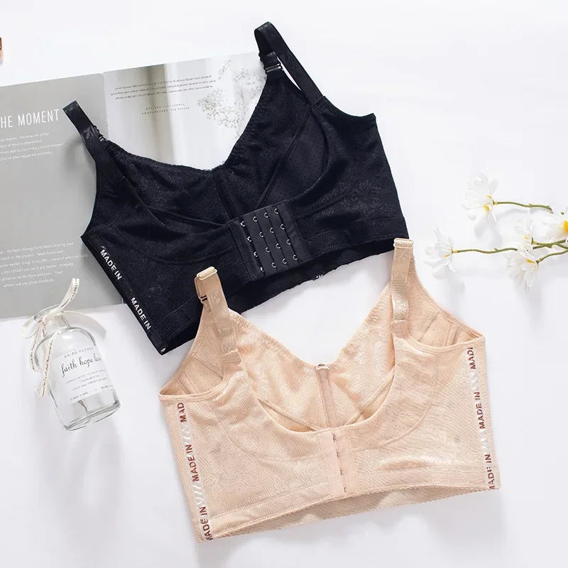 Women's Gathering Shaping Sports Bra With Reinforced Chest Support for Side Bust Adjustment Comfortable Body Shaper