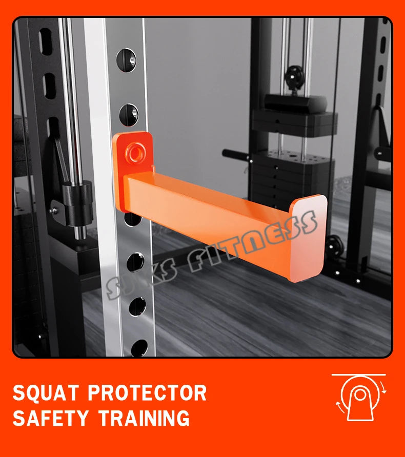 Household & Gym Combination Multifunctional Flying Bird Gantry, Comprehensive Trainer Fitness Equipment, Squat Stand