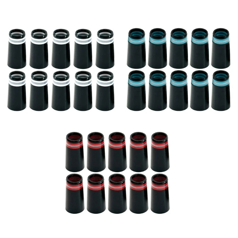 Set of 10Pcs Golfs Club Ferrule Tip Shaft Golfs Sleeve Ferrule Replacement for Outdoor Sport