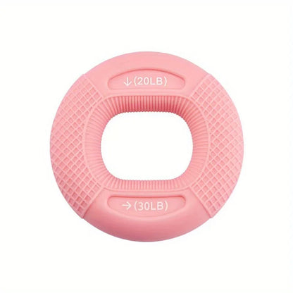 Build Muscle Strength in Your Hands with this 20-80LB Hand Muscle Training Silicone Ring - Perfect for Home Gyms!