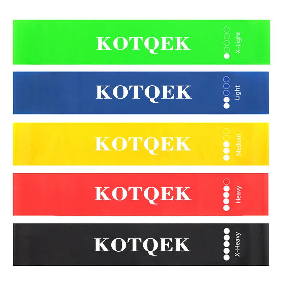 Fitness Elastic Resistance Bands Home Pilates Yoga Sport Resistance Bands Stretching Training Crossfit Workout Gym Equipment