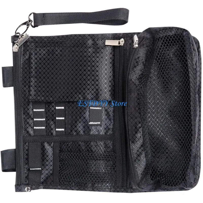 G6DE Golf Valuables Bag Golf Bag with Zipper Foldable Golf Pocket Golf Accessory Bag