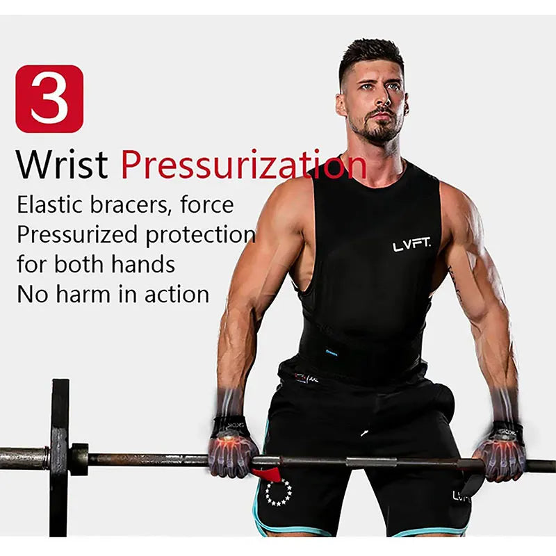 1/3sets TWeightlifting Straps Anti-Slip Silicone Lifting Wrist Straps Strength Training Deadlifts Crossfit Hand Grips Wrist