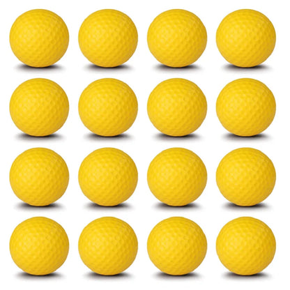 16pcs Practice Foam Golf Balls Limited Flight Golf Balls True Spin and Feel Training Balls Ideal for Indoor and Outdoor Training