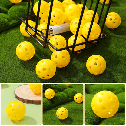24pcs Golf Practice Balls Airflow Golf Balls Golf hole, Indoor Practice Balls Golf Balls Golf Training Balls Golfing Accessories