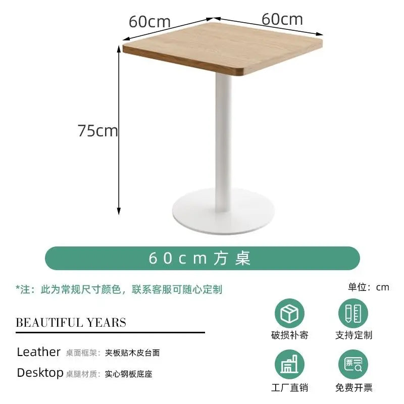 Customizable Cafe Sofa Set, Wall-leaning Bench for Bubble Tea Shops, Sweet Dessert Cafes, and Book Bars