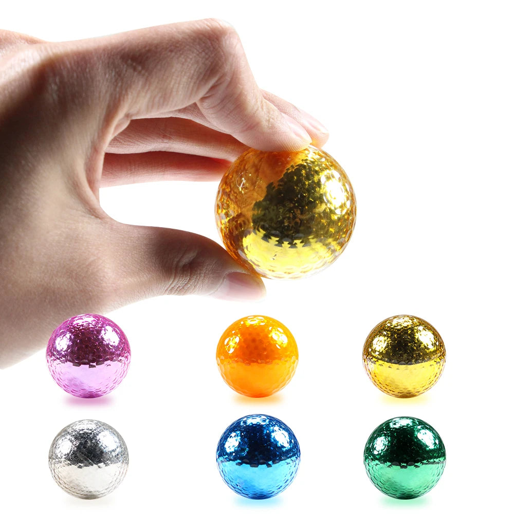 GLOOF 10Pcs Dia About 42.7mm Golf Balls,Long Distance Golf Ball for Golf Shot Game