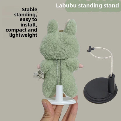 LABUBU Adjustable Metal White Black Doll Dummy Puppet Wrist Stand Holder Bracket Support Dollhouse Accessories Toy Store Display