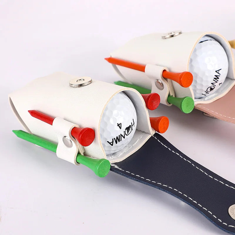 Golf Mini Bag 1pc Golf Ball Small Waist Bag Golf Ball Carrying Bags Holder Professional Storage Clip Hook Waistband Pouch Pack