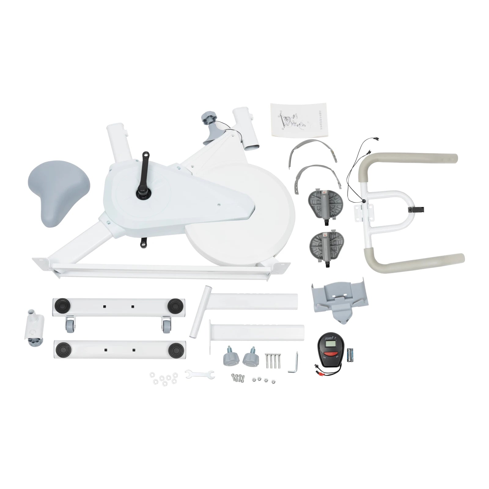 Exercise Bike, Indoor Cycling Bike Stationary, Cycle Bike with Comfortable Seat Cushion, Digital Display with Pulse