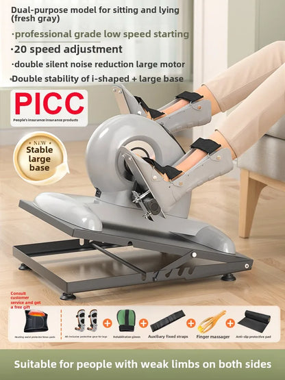 Electric bicycle household sports rehabilitation training equipment  liftable gym machine  exercise bike  running machine home