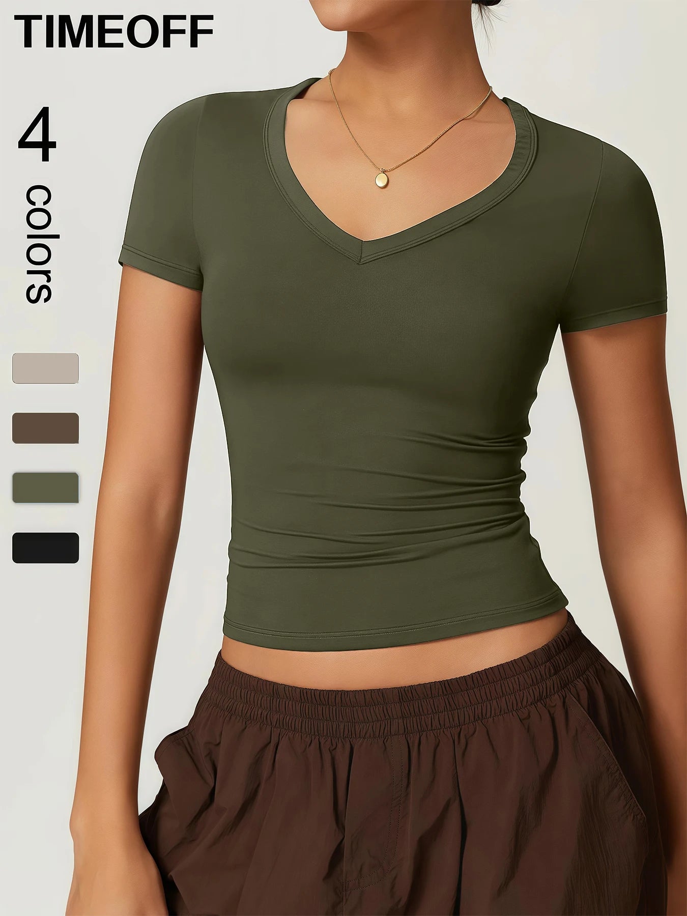 T-shirts, quick drying yoga clothes, short sleeved fitness tops, cover up shirts, outdoor running sports, short sleeved women's