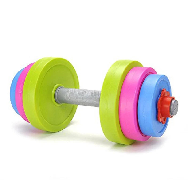 Children's Dumbbell Toy Sensory Training Equipment Children's Weightlifter Barbell Toy Set Dumbbell Toy Set