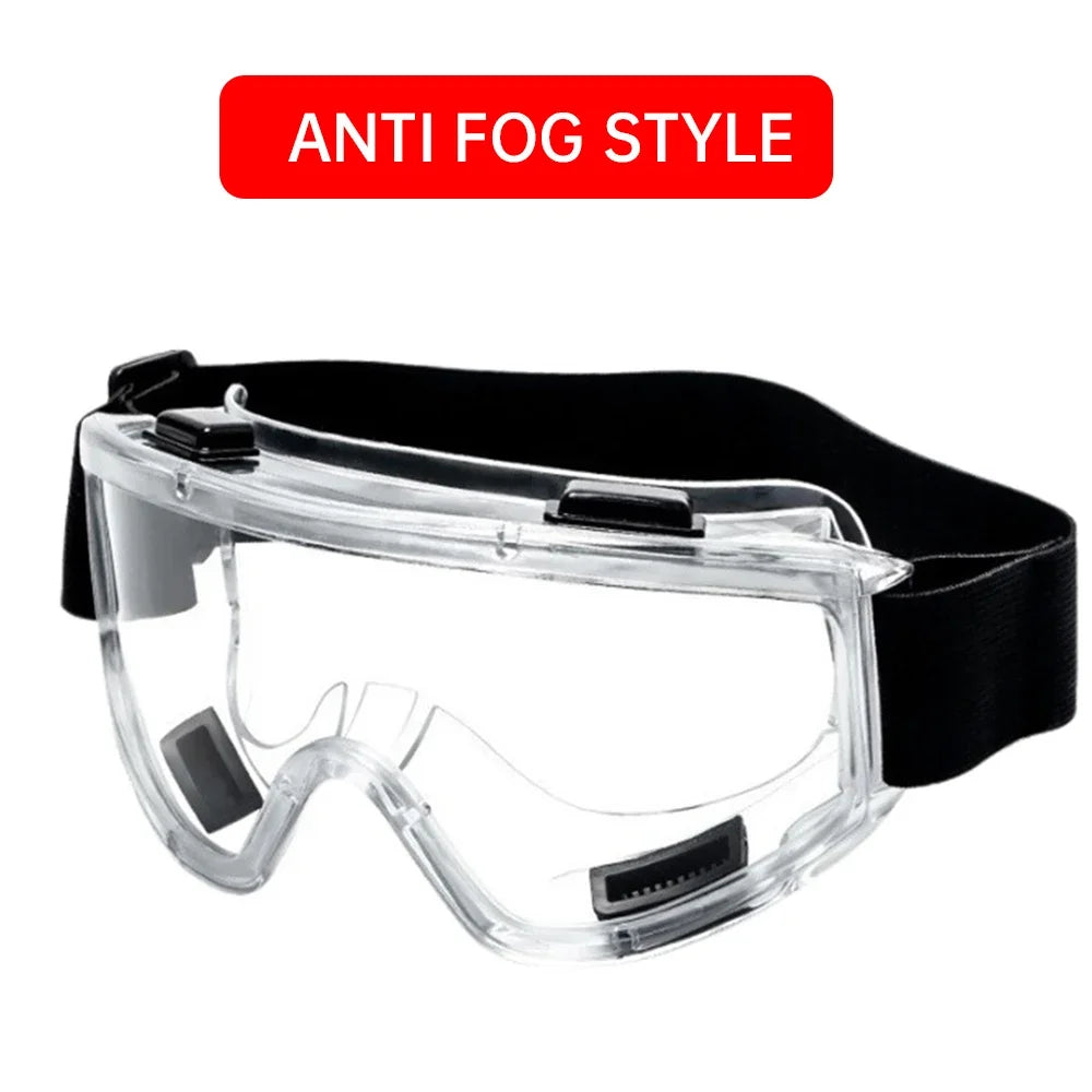 Safety Goggle Anti Splash Dust Proof Work Lab Eyewear Eye Protection Industrial Research Safety Glasses Clear Lens