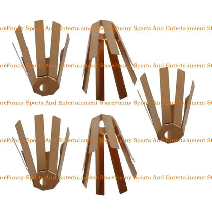 C4DE 5Pcs 8 Claw Golf Shaft Adapter Universals Brass Golf Shaft Adapter Shims Adjustable Shaft Angles for Most Shaft