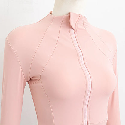 Yoga Clothes Windbreaker Women's Autumn Winter Professional Sports Jogging Cycling Long-sleeved Fitness Running Shirts Tops Gym