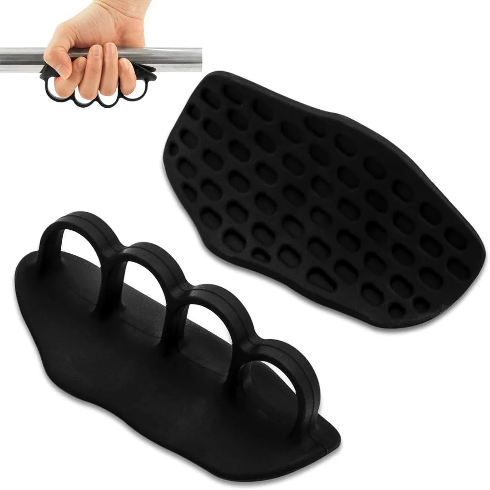 2PCS New Anti-Slip Workout Grips for Men Women Weight Lifting Deadlift Pull-Up Grips Finger Expander Grip Strengthener