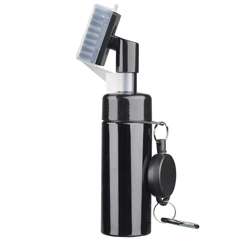 Golf club head cleaning groove brush with retractable buckle for easy carrying Clean golf club brush with leakproof liquid