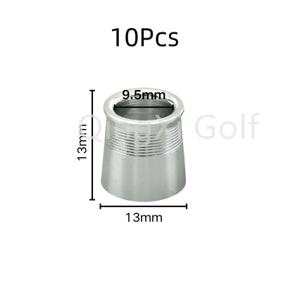 Golf Club Shaft Assembling Accessories Aluminum Material Sleeve Ferrules Fit Driver Fairway Wood Hybrid Carbon Irons Shaft Club