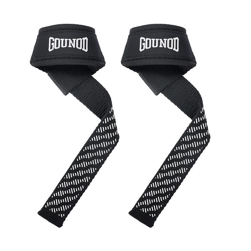 1/3sets TWeightlifting Straps Anti-Slip Silicone Lifting Wrist Straps Strength Training Deadlifts Crossfit Hand Grips Wrist