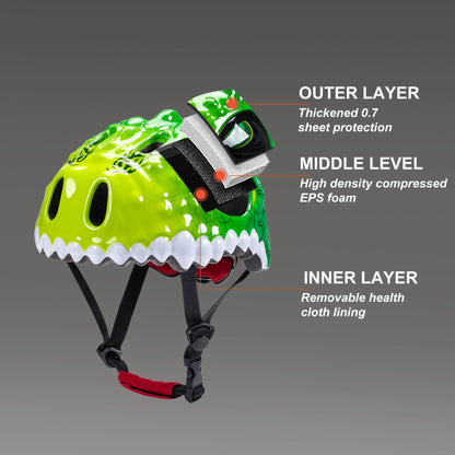 Seeker Children's Helmet Integrated Scooter Balance Bike Bicycle Helmet Outdoor Sports Safety Helmet Children's Bicycle Helmets