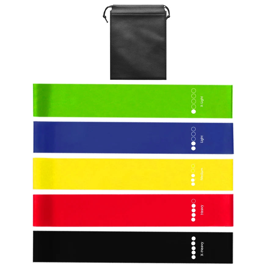 Fitness Elastic Resistance Bands Home Pilates Yoga Sport Resistance Bands Stretching Training Crossfit Workout Gym Equipment