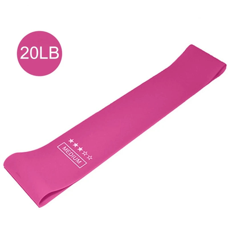 5Pcs Squatting Resistance Band Fitness Band Nonslip Unisex Hip Circles Loop Resistance Band Elastics Fitness Band Set