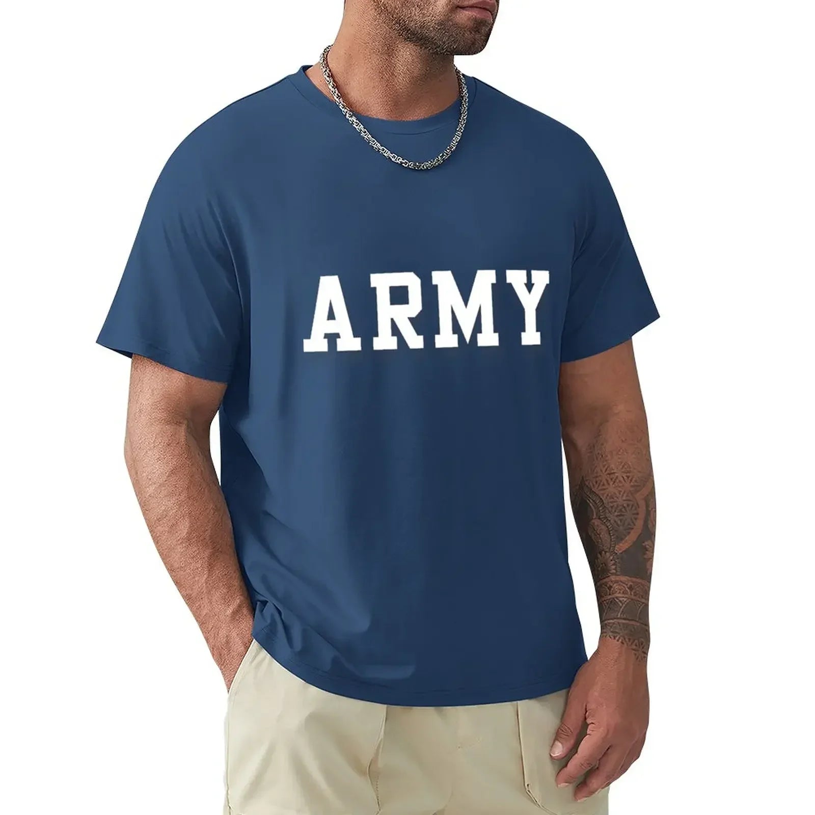 tees hippie clothes funnys mens t shirt graphic ARMY - Cal Robertson Zero Day T-Shirt  clothes sweat men clothings streetwear