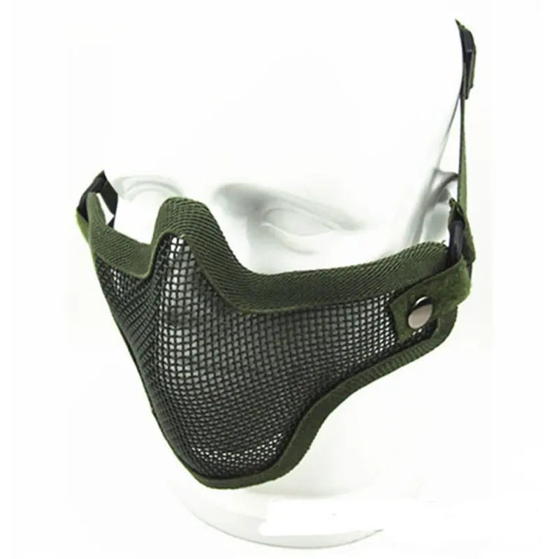 Outdoor hunting combat metal mesh camouflage protection tactical airsoft army mask 3 colours sports safety 1PC
